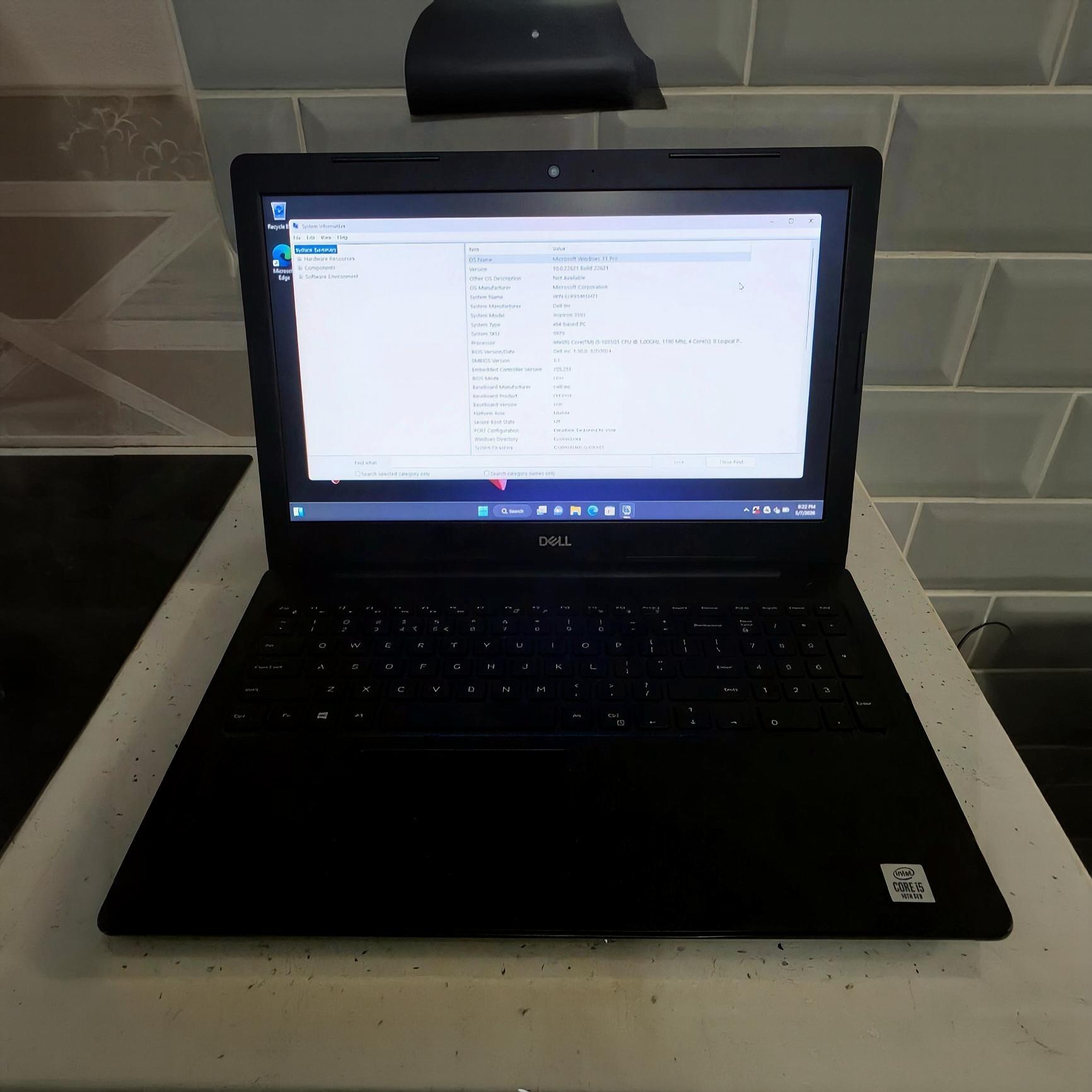 Dell Inspririon 10th gen i5 8GB RAM